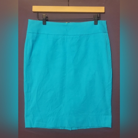 Banana Republic Vibrant Blue Pencil Skirt - Picture 1 of 8